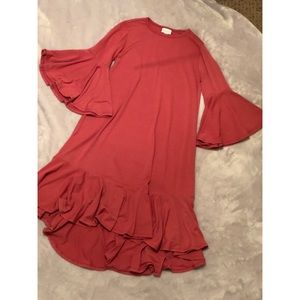 Pink LuLaRoe Maureen dress